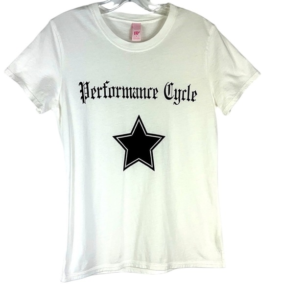 Hype Tops - Hyp tshirt Performance Cycle print studded Sz L